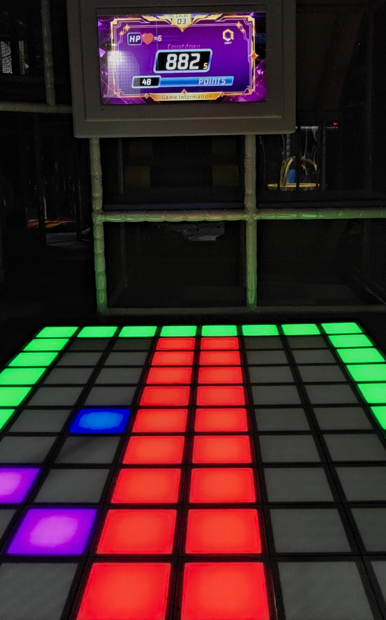 Light Up challenge floor